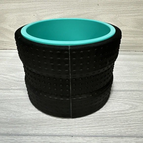 YES4ALL Wheel  6" Deep Tissue Roller Mid Upper Back & Neck Pain Relief & Massage - Picture 3 of 4